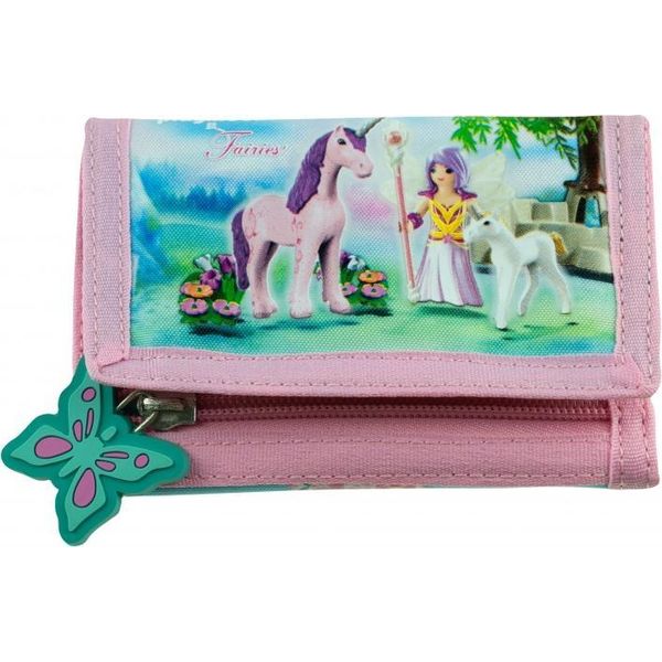 Astra Portafoglio Playmobil Fairies Feen Leggero Colorato Rosa Chiaro Bambini Ragazze-image
