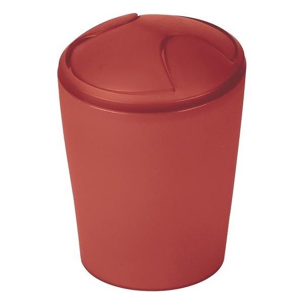 Spirella Bidone Per Cosmetici "Move"" Bidone Per Rifiuti Con Coperchio Basculante | Plastica | 5 Litri | Terracotta"-image