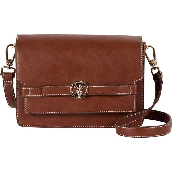 U.S. Polo Assn. Borsa A Tracolla Argentario Flap Crossbody Bag Brown Marrone-image