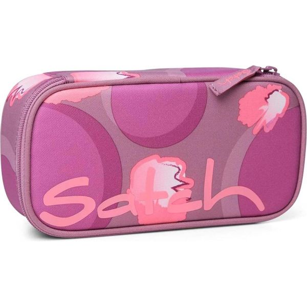 Satch Astuccio Per Matite Schlamperbox Walking Clouds Rosa Multicolore-image