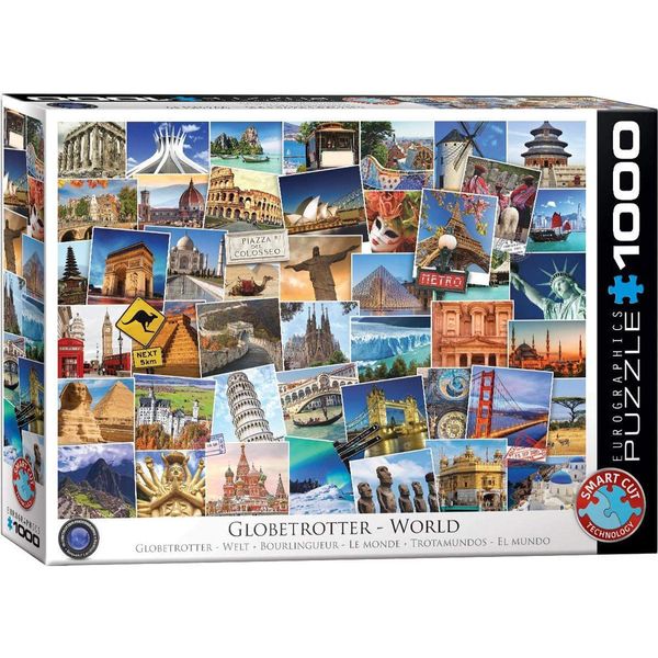 Puzzle Da 1000 Pezzi - Puzzle - Destinazioni Da Sogno Del Mondo + Set Di 3 Accessori Per Puzzle Deluxe-image