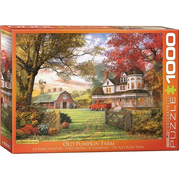 Puzzle Da 1000 Pezzi - Puzzle - Dominic Davison - La Fattoria Delle Zucche + Accessori Per Puzzle-image