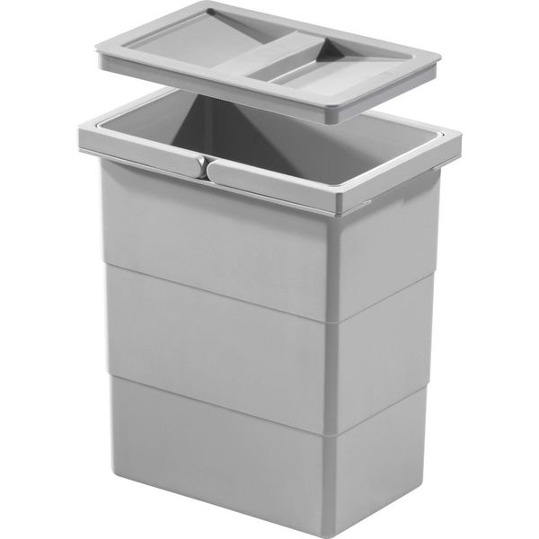 Cestino Interno Hailo 1102439 Grigio Chiaro 7 L 226 X 156 X 255 Mm Con Coperchio-image