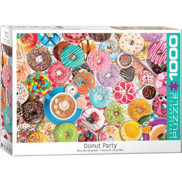 Puzzle Da 1000 Pezzi - Puzzle - Deliziose Ciambelle In Colori Vivaci + Accessori Per Puzzle-image