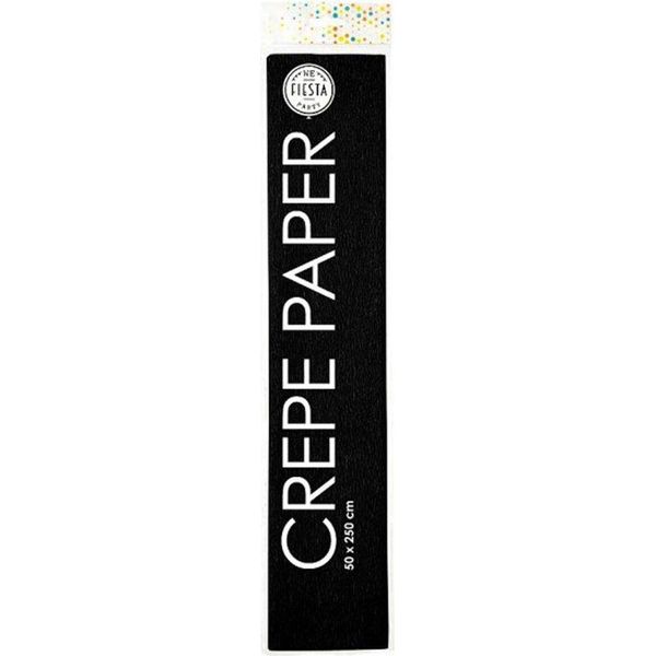 Carta Crespa Globos Nera, 50X250Cm-image