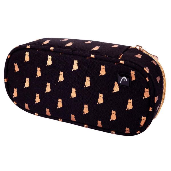 Elegante Astuccio Per Matite Head Golden Kitty AC5 Astra - Il Compagno Perfetto Per Ogni Studentessa, Che Unisce Stile E Funzionalità In Uno!-image