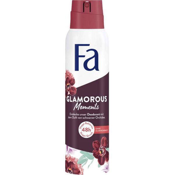 Fa Deodorante Spray 48H Glamorous Moments Orchidea Nera Duff 150Ml-image