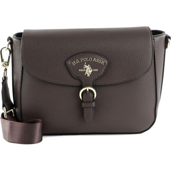 U.S. Polo Assn. Borsa A Tracolla Borsa A Tracolla Stanford Flap Crossbody Bag Dark Brown Marrone-image