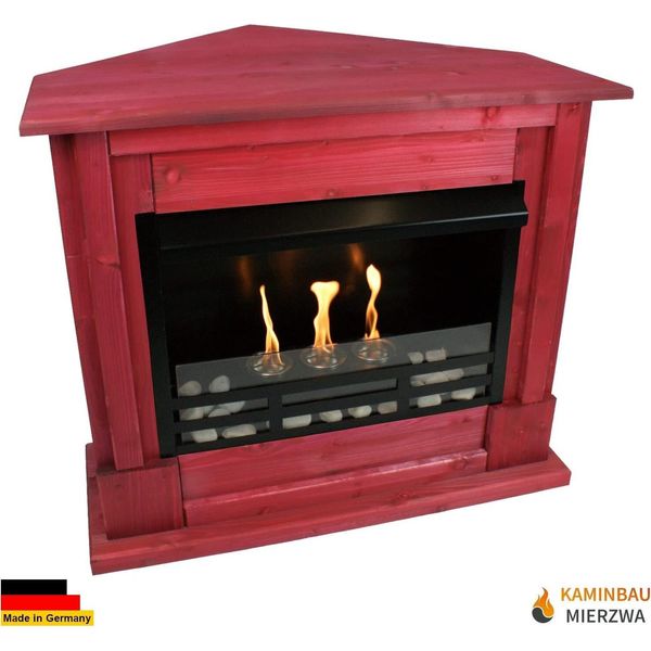 Caminetto A Gel Caminetto A Etanolo Caminetto Ad Angolo Rafael Premium Royal - Rosso-image