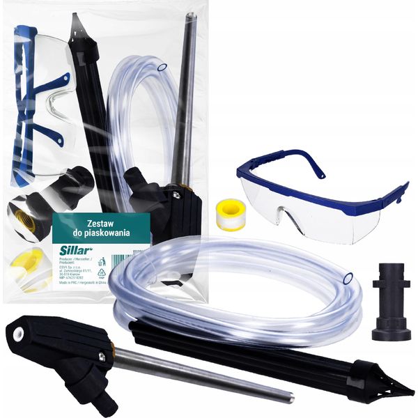 Set Per Sabbiatura Con Idropulitrice Sillar Kit Per Sabbiatura A Umido Per Idropulitrice Con Punte Per Ugelli, Protegge Il Vetro K2 K3 K4 K5 K6 K7-image