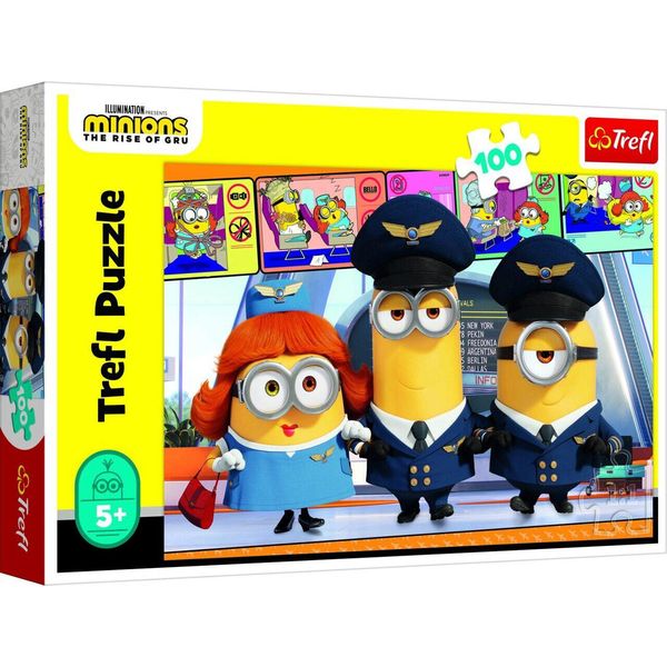 Puzzle Dei Minions 100 Pezzi Divertente Puzzle Con I Tuoi Minions Preferiti-image