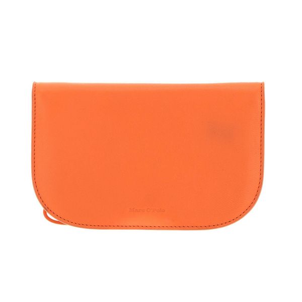 Marc O'polo Pelle Borsa A Tracolla Pochette Franzi Crossbody Bag Brushed Peach Arancione-image