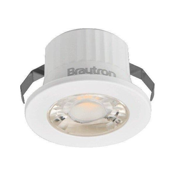 Braytron Led Mini Faretto Da Incasso 3W Spot IP54 Impermeabile 240 Lumen 4000K Bianco Neutro Faretto Da Incasso Rotondo Bianco-image