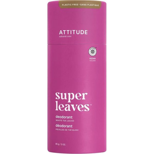 Super Leaves, Deodorante Naturale Senza Plastica, Foglie Di Camomilla Bianca, Attitude-image