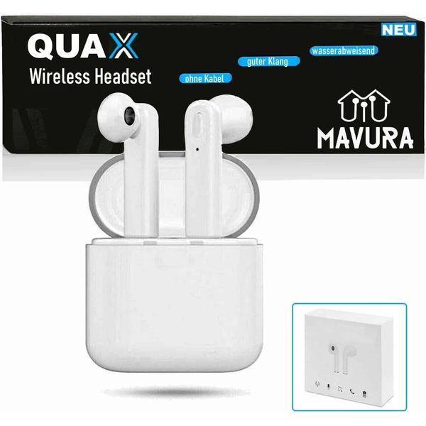 Quax Cuffie Bluetooth Senza Fili - Cuffie In Ear Per Iphone Samsung-image