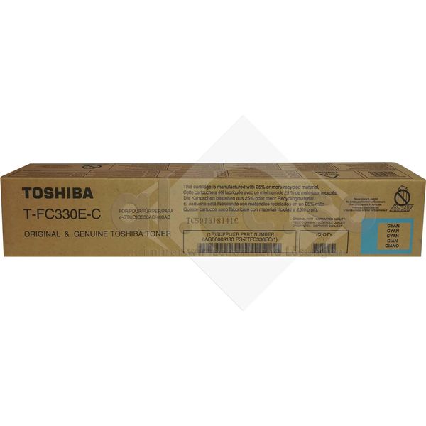 Toshiba TFC330EC - Cyan - Original - Tonerpatrone - FüR E-Studio 330AC, 400AC (6AG00009130)-image