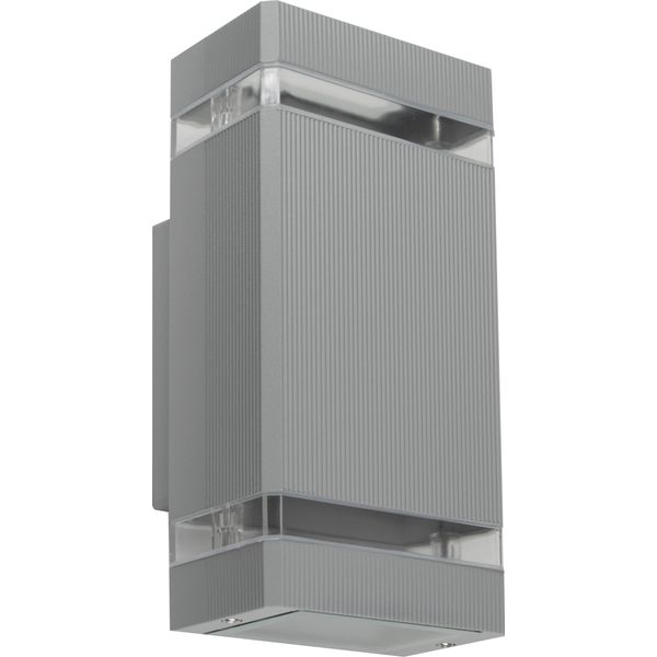 Lampada Da Parete Per Esterni Lampada Da Ingresso Lampada Da Parete Panam Grey IP44 GU10 Grigio EDO777154 Edo-image