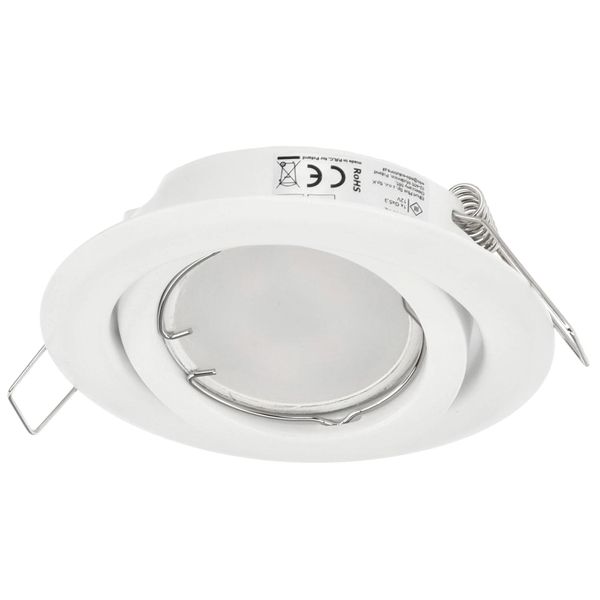 Plafoniera Da Incasso Faretto Da Incasso Daira White IP20 Rotondo Bianco EDO777298 Edo-image