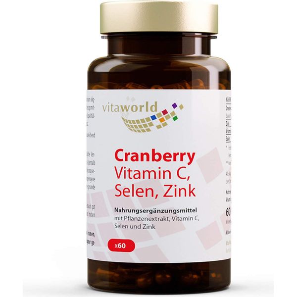 Vitaworld Cranberry Vitamina C, Selenio, Zinco Capsule, 60 Capsule-image