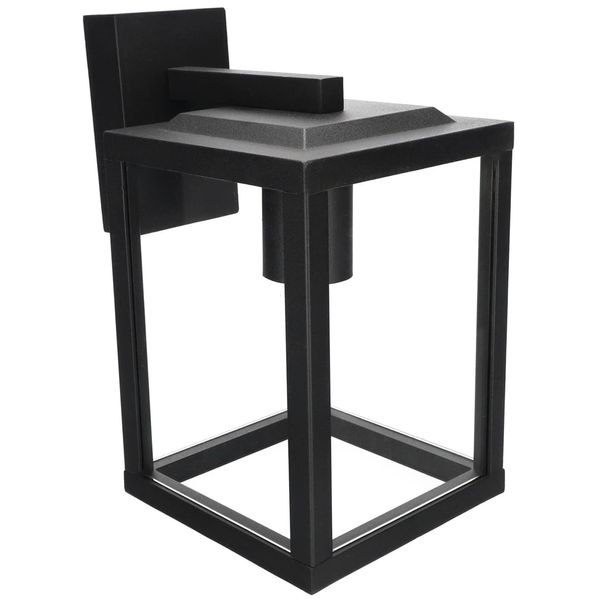 Lampada Da Giardino Applique Da Facciata Gaia S Black E27 Nero IP44 EDO777370 Edo Garden Line-image