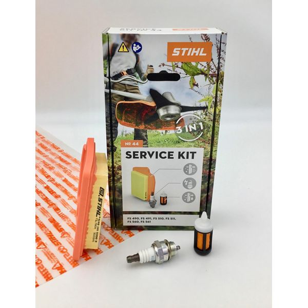 Kit Service Stihl 44 Fs 490 , Fs 491, Fs 510, Fs 511, Fs 560, Fs 561 41480074100 Filtro, Candela-image