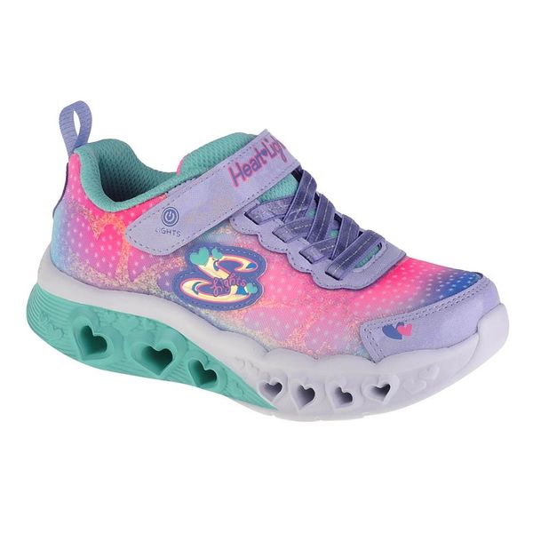 Skechers Simply Love 302315L Scarpa Da Ginnastica Per Bambine, Sintetica, Lavanda/Multi, Nuovo - Scarpe Per Bambini Per Bambine Taglia 25 - 42, Multicolore-image