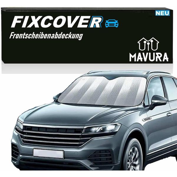Fixcover Copriparabrezza Copriparabrezza Protezione Antigelo Protezione Solare Uv Auto Gelo-image