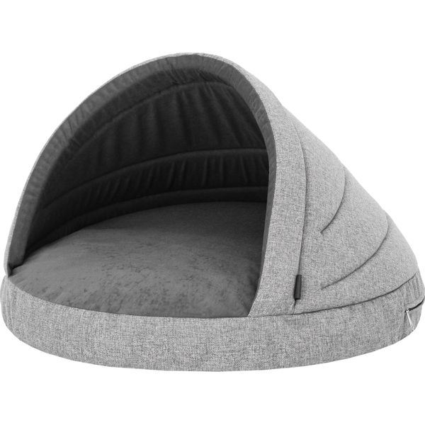 Grotta Per Cani Letto Per Cani Divano Per Cani Divano Per Cani Cuscino Per Cani Cuccia Per Cani Cesto Per Cani Cesto Per Cani Riposo Divano Per Cani Cuscino Per Cani Lettino Per Cani, Grigio, R1: 65 X 50 Cm-image