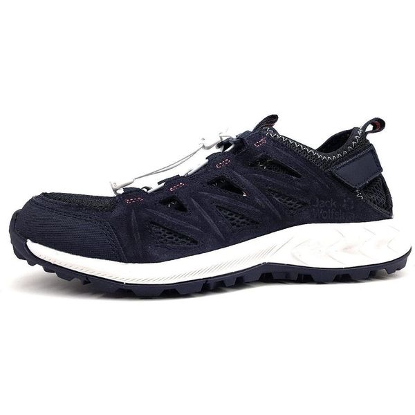 Jack Wolfskin Woodland 2 Scarpe Sportive Donna Scarpe Outdoor Scarpe Da Trekking Blu Tempo Libero, Numero Di Scarpe: Eur 37.5 | Uk 4.5-image