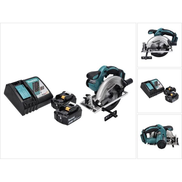 Sega Circolare A Batteria Makita Dss 611 Rf 18 V 165 Mm + 2X Batterie 3,0 Ah + Caricabatterie-image
