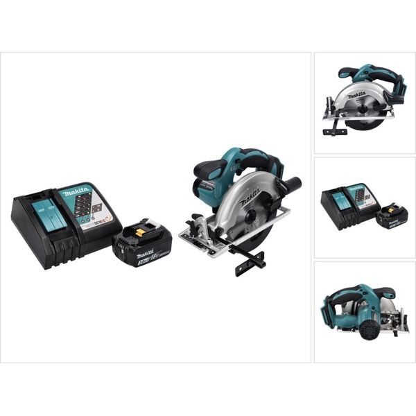 Sega Circolare A Batteria Makita Dss 611 RF1 18 V 165 Mm + 1X Batteria 3,0 Ah + Caricabatterie-image