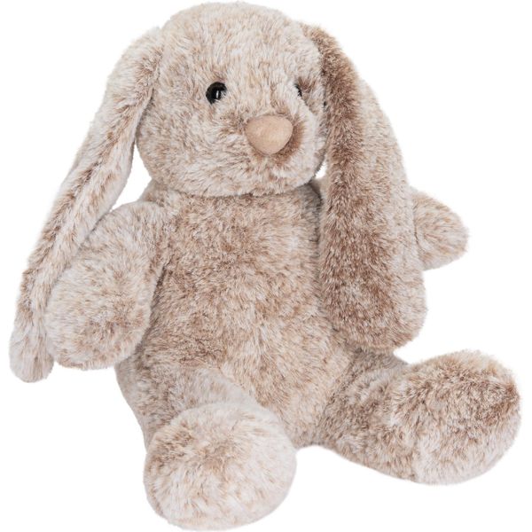 Brubaker Coniglietto Di Peluche Con Orecchie Flosce - 28 Cm Di Peluche Per Bambini - Peluche Coniglietto Di Peluche - Peluche Grigio Marrone-image