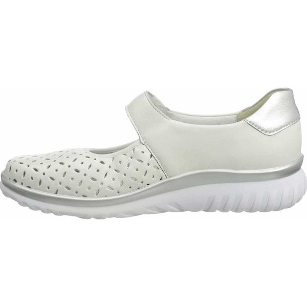 Semler Lena Scarpe Da Donna Mocassini Slip-On Scarpe Slip-On Bianco Tempo Libero, Numero Di Scarpe:Eur 39 | Uk 6-image