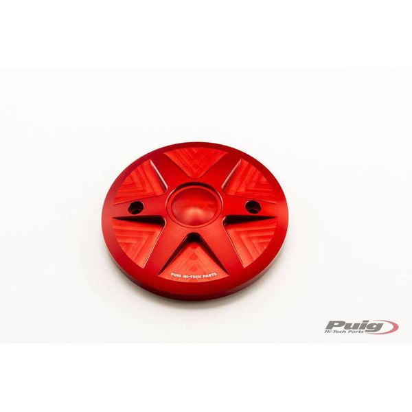 Puig 8501R Coperchio Frizione Per Yamaha T-MAX 530 Rosso-image