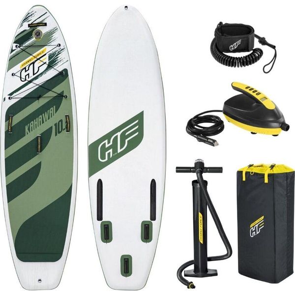 Bestway Sup Board - Hydro Force - Set Kahawai E Pompa D'aria Elettrica Per Sup 12V-image