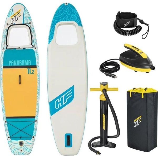 Bestway Sup Board - Hydro Force - Set Panorama E Pompa Aria Elettrica Sup 12V-image