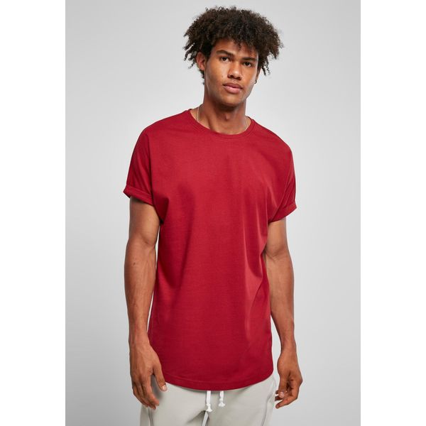 Urban Classics - Shaped Long Turnup Tee Rosso Mattone - L-image