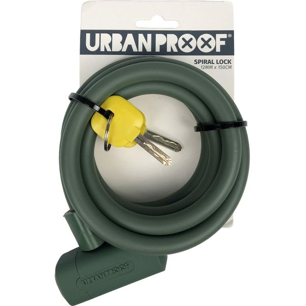 Serratura A Spirale Urban Proof 12 Mm* 150 Cm Verde Opaco-image