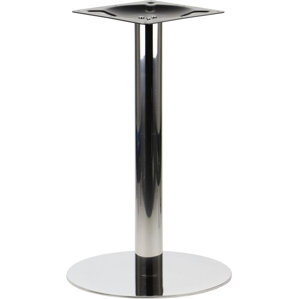 Base Per Tavolo In Acciaio Inox SH-3001-5/P, Per Ufficio, Hotel, Ristorante, Diametro 44,5 Cm, Altezza 72,5 Cm, Acciaio Inox Lucidato-image