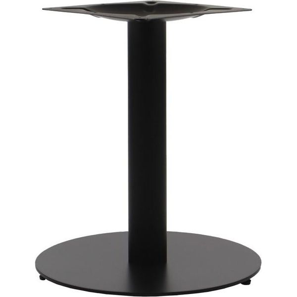 Base Per Tavolo In Metallo SH-5001-5/L, Per Ufficio, Hotel, Ristorante, Diametro 45 Cm, Altezza 57,5 Cm, Nero-image