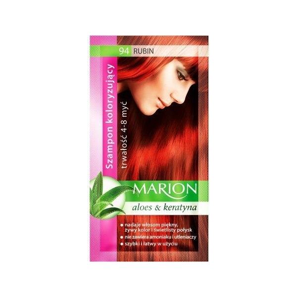 Marion Tintura Shampoo In Borsa Colore Semi-Permanente Con Aloe E Cheratina 94 Rubino-image