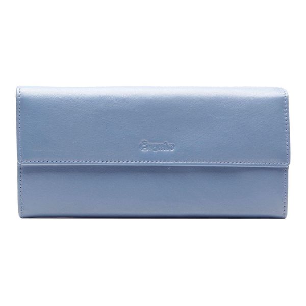 Esquire Pelle Portafoglio Viktoria Ladies Long Wallet Dove Blue Celeste-image