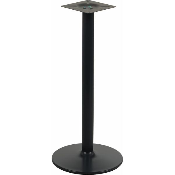 Base Per Tavolo In Metallo NY-B006, Per Ufficio, Hotel, Ristorante, Diametro 46 Cm, Altezza 110 Cm, Nero-image