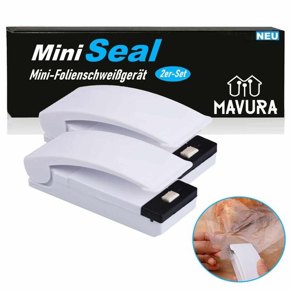 Miniseal Sigillatrice Per Film Sigillatrice Sottovuoto Sigillatrice Sottovuoto Sigillatrice A Mano Set Di 2-image