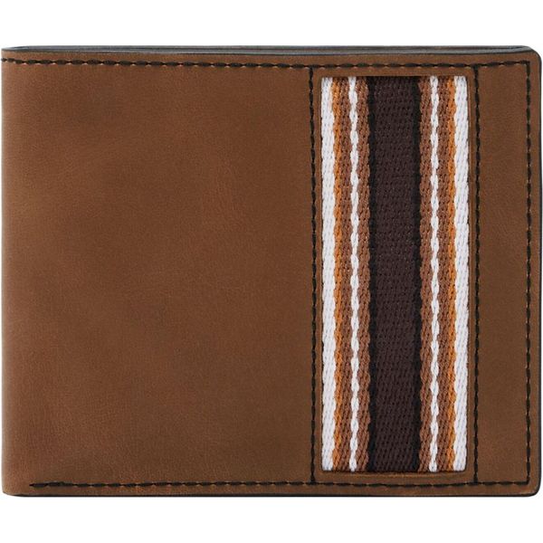 Fossil Portafoglio Everett Large Coin Pocket Bifold Medium Brown Marrone-image