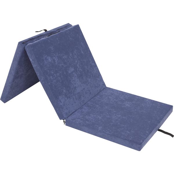 Hobbygarden Materasso Pieghevole Ben - 180×65×6 Cm, Pieghevole, Letto Per Ospiti E Tappetino Da Palestra, Rivestimento Aloba, Facile Da Pulire E Leggero-image