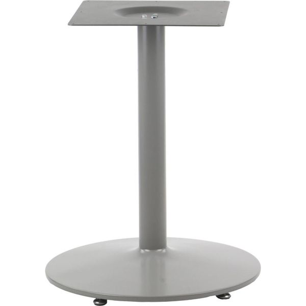 Base Per Tavolo In Metallo NY-B006, Per Ufficio, Hotel, Ristorante, Diametro 57 Cm, Altezza 72 Cm, Grigio-image