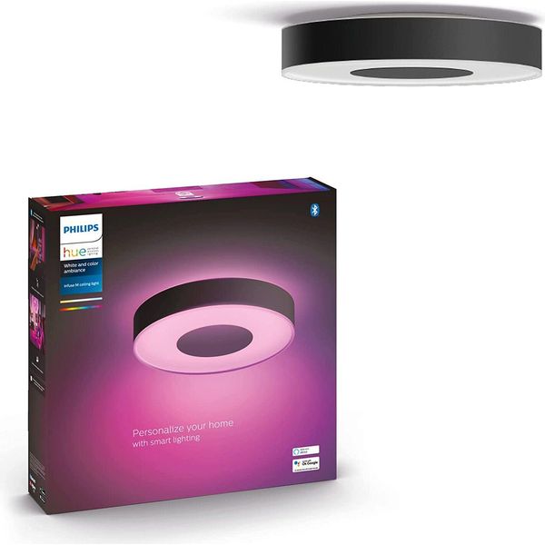 Philips By Signify Philips Hue White And Colour Ambience Infuse Medium Ceiling Lamp-image