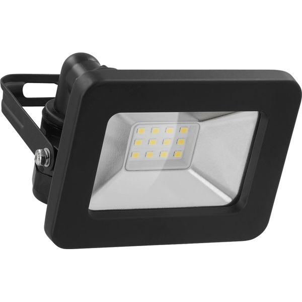 Goobay Faretto Led Per Esterni, 10 W Con 850 Lm, Luce Bianca Neutra 4000 K E Passacavo M16 Nero-image