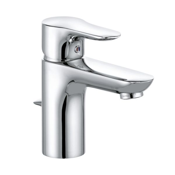 Kludi Objekta Mitigeur Monocommandé Pour Lavabo, Hauteur De Bec 80Mm, Pour RéServoir Sans Pression, Chrome, 322340575, 322340575-image